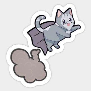 Farting Cat Sticker